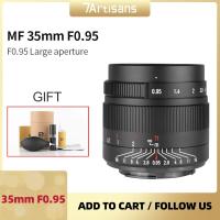 ราคา 7artisans 7 artisans 35mm F0 95 Large Aperture Portrait Lens for Sony E A6600 Fuji FX Canon Eos M M6 Nikon Z Z9 M4 3 Mount DC S1 (13016059747)
