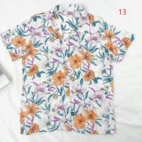 ราคา พร้อมส่ง เสื้อเชิ้ตคอปกเเฟชั่นลายดอกไม้ เสื้อเชิ้ตเเขนสั้น ลายดอกเดซี่ ลำลองสไตล์เกาหลี (19685638235)