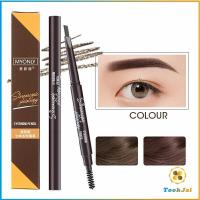 ราคา TookJai ดินสอเขียนคิ้ว ทนทานกว่า กันน้ำ ดินสอเขียนคิ้วแบบหมุน 2 in 1 มีแปรงปัดคิ้วในตัว มี 5 สีให้เลือก automatic eyebrow pencil (15919624480)