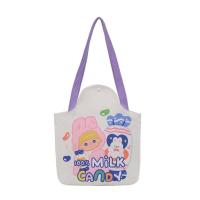 ราคา กระเป๋าสะพายข้าง สกรีนลายน้องหมีน่ารัก ผ้าแคนวาส JA0229 (16403407743)