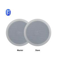 ราคา 2PCS In เพดานลำโพงเอาต์พุตติดผนัง Digital Smart Home Audio Loundspeaker สเตอริโอเครื่องเล่นเพลง Bluetooth รองรับ Active เพดาน (16396651515)