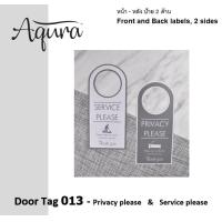 ราคา ป้ายแขวนประตู ป้ายแขวนประตูห้องพัก Door Tag Plastic PVC Door Hanger สำหรับห้องพักในโรงแรม รีสอร์ท (7709097856)