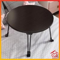 ราคา โต๊ะพับได้ทรงกลม โต๊ะพับญี่ปุ่นแบบทรงกลม นั่งรับประทานอาหาร ทำงาน ขนาด 60x30cm D777 (19406687813)