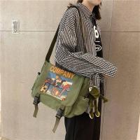 ราคา กระเป๋าสะพายข้าง กระเป๋าเครื่องมือ กระเป๋าสะพาย ins แฟชั่นแบรนด์ญี่ปุ่น ลำลอง ออลแมตช์ (17467159870)