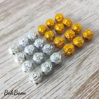 ราคา ลูกปัดลายลูกมะยม ดอกกุหลาบขนาด8mm 100ชิ้น (18620999828)