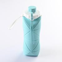 ราคา 600ML Folding Silicone Water Bottle Outdoors Sport Traveling Running Bottle Portable Water Cup Camping Hiking Drinking Cup (19161994021)