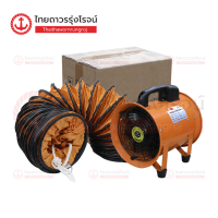 ราคา TAMADA TOWA พัดลมท่อระบายอากาศ พร้อมสาย5เมตร 220v 8 14 16 18 20 24 นิ้ว ชุด TTR Store (16607274367)