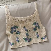 ราคา ร้านค้าไทย พร้อมส่ง เสื้อสายเดี่ยว เสื้อไหมพรมถัก เสื้อสายเดี่ยวครอป เสื้อสายเดี่ยวโครเชต์ เสื้อแฟชั่นน่ารัก (13462977189)