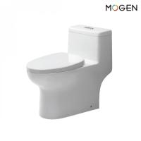 ราคา Global House MOGEN โถสุขภัณฑ์ชิ้นเดียวแบบกดบน ฝา Slow Close สีขาว รุ่น MO52 รับประกันของเเท้ (19381904955)