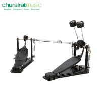 ราคา Double Bass Drum Pedal กระเดื่องกลอง คู่ by Churairat Music (8389479950)