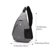 ราคา OIWAS Men Shoulder Bag Crossbody Bags Boys College Student Cycling Sports Short Trip Casual Versatile Male Fashion Sling Daypack (13371664613)
