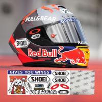 ราคา สติกเกอร์หมวกกันน็อคสะท้อนแสงสติกเกอร์เลนส์แก้ไขหมวกกันน็อค AGV Arai Decal ครีมกันแดด Shoei กันน้ำ (20325752080)