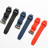 ราคา สายยางสำหรับเปลี่ยนสำหรับ G Shock Ga 1000 GA 1100 GA1000 Casio สายนาฬิกาข้อมือสีกรมท่า (13493254158)