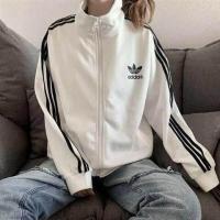ราคา ADIDAS เสื้อสเวตเตอร์มีลายสามลายสำหรับผู้ชายเสื้อแจ็คเก็ตออกกำลังกายสำหรับผู้ชายเสื้อผ้าตัดเข้ารูป (11238997888)