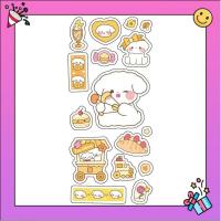 ราคา สติ๊กเกอร์ กันน้ำ Sticker PVC ลาย น่ารัก Cute item เลือกลายได้ Cartoon animal girl sticker (16142085787)