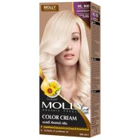 ราคา Molly มอลลี่ คัลเลอร์ ครีม 100 มล สีย้อมผม ยาย้อมผม ปิดผมหงอก แม่สี สีเคลียร์ (13350286724)