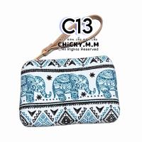 ราคา กระเป๋าลายช้าง กระเป๋าลายไทย Thai style bag กระเป๋าใส่เหรียญ กระเป๋าสตางค์ ของฝากต่างชาติ กระเป๋าช้าง (17143513612)