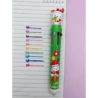 ราคา ปากกาลูกลื่น10สี ปากกาหัวการ์ตูน แฟนซี สุดน่ารัก ballpoint pen ปากกาหลายสี เครื่องเขียน (20638359569)