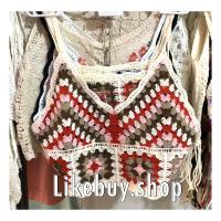 ราคา ? ? ? ? ? รับซัมเมอร์กับสายเดี่ยวสายใจ เสื้อสายเดี่ยวถัก เสื้อถักไหมพรม สีสันสดใส เสื้อครอปไหมพรมไปทะเล (18007934576)