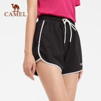 ราคา Camel กางเกงขาสั้นกีฬาสตรีกางเกงวิ่งออกกำลังกายแห้งเร็วกางเกงเต้น (14480009027)