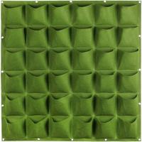 ราคา Wall Hanging Pockets Planting Bags Flower Pot Waterproof Grow Bag Garden Planter Vertical Suculentas Plant Pot Decor (19678984185)