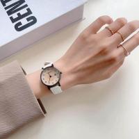 ราคา นาฬิกาข้อมือผู้หญิง หน้าปัดกลม นาฬิกาแฟชั่นลำลอง นาฬิกาข้อมือวินเทจ เรียบง่าย สําหรับผู้หญิง (19819618832)