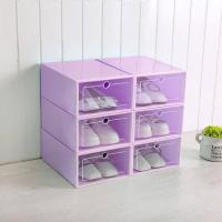 ราคา กล่องรองเท้า กล่องใส่รองเท้าอะคริลิค ใส วางซ้อนกันได้ กันฝุ่น กันน้ำ กันกลิ่น (20951889391)