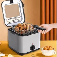 ราคา หม้อไฟฟ้า หม้อทอดไฟฟ้า หม้อทอดอัจฉริยะ เตาทอดไฟฟ้า2 5Lทำความร้อนเร็ว หม้อทอดอาหาร เตาทอดลูกชิ้น หม้อทอดเฟรนฟราย หม้อทอดไก่ เตาเดี่ยว (19178813026)