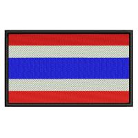ราคา อาร์มปักลาย ตัวรีด ธงชาติไทย Embroidered Thai Flag ใช้เย็บหรือรีดติดลงบนเสื้อผ้า กระเป๋า หมวก เสื้อแจ็กเก็ต ขนาด 5 5 x 8 5 cm (1380092279)