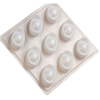 ราคา แม่พิมพ์ขนม พิมพ์วุ้น พิมพ์พลาสติกขุ่น รูปก้อนทอง เหรียญตำลึง 9 ช่อง (9432868434)