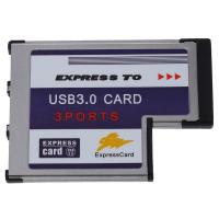 ราคา 3 Port USB 3 0 Express Card 54mm PCMCIA Express Card for Laptop NEW (9737634425)