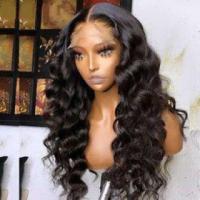 ราคา 13 4 13 6 Lace Frontal Wig Raw zilian Virgin Body Wave Natural Colour Human Hair Transparent Lace Front Wigs For Black Women (19223809160)