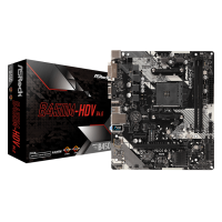 ราคา ASRock Super Alloy B450M HDV Desktop Motherboard B450 Socket AM4 DDR4 32G SATA3 1 Ultra M 2 USB 3 1 VGA HDMI Micro ATX (11351917975)