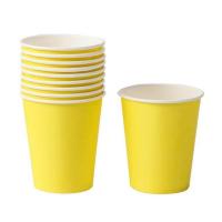 ราคา ถ้วยหลากสี9ออนซ์20ชิ้นกระดาษสีทึบถ้วยอาหารปาร์ตี้หลากสีสำหรับเสิร์ฟเครื่องดื่มของว่างสำหรับแขก (18738285962)