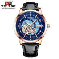 ราคา Tevise เครื่องมือกลอัตโนมัตินาฬิกาสำหรับผู้ชายใหม่ T876C นาฬิกาสำหรับผู้ชายหนังแท้แฟชั่นธุรกิจ (20720641140)