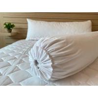 ราคา ปลอกหมอนโรงแรม Pillow Case ปลอกหมอนข้าง 220 เส้น ตารางนิ้ว Cotton 100 สีขาว ลายเรียบ (16106684214)