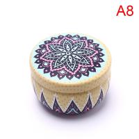 ราคา Gorgeous Retro Floral Tin Can Tea Storage Box Candy Gift Case Candle tin can (12326768236)
