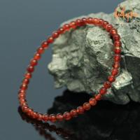ราคา หินคาร์เนเลียน ขนาด 4 มิล Carnelian กำไลหินมงคล อัญมณีแห่งการปกป้องคุ้มครอง ช่วยปัดเป่าสิ่งชั่วร้าย กำไลหินแท้ หินสี กำไลหิน หินสีแดง (6648054825)