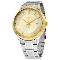 ราคา Karnvera Shop นาฬิกาข้อมือผู้ชาย Seiko Essentials Quartz Champagne Dial Mens Watch SGEH92P1 (7747315342)
