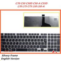 ราคา Laptop English Keyboard For Toshiba C70 C50 C50D C50 A C55D L70 L75 C75 L50 L50 A notebook Replacement layout Keyboard (20316693720)