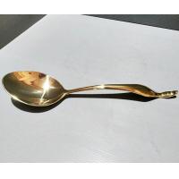 ราคา ทัพพีทองเหลือง 10 นิ้วครึ่ง ทัพพีจักข้าวทองเหลืองหล่อหนา คุณภาพดี (7179338988)