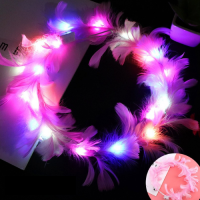 ราคา พร้อมส่ง มงกุฎขนนก มงกุฎขนนกมีไฟ มงกุฎคาดศีรษะ ที่คาดผมมีไฟ เพื่อน เจ้าสาว งานปัจฉิม แฟนซี มงกุฎปัจฉิม มงกุฎแฟนซี (16277516968)