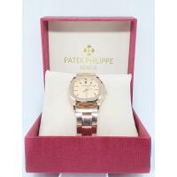 ราคา Patek Philippe ฟรีกล่อง นาฬิกาแฟชั่นผู้หญิง สายเหล็ก สีเงิน โรสโกล์ว ล้อมเพชร นาฬิกาข้อมือผู้หญิง สายแสตนเลสRC882 (20560017916)