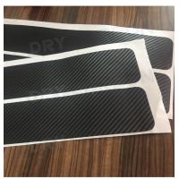 ราคา ชายบันไดป้องกันธรณีประตูรถยนต์4ชิ้นฝาครอบสติกเกอร์ไฟเบอร์คาร์บอนป้องกันรอยขีดข่วนสำหรับรถยนต์ SUV พร้อมมีดโกนขนาดเล็ก (18116334855)