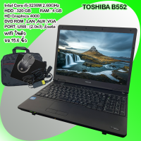 ราคา Toshiba Notebook โน๊ตบุ๊คมือสอง รุ่น B552 Core i5 เล่นเกมออนไลน์ได้ ดูหนัง ฟังเพลง ทำงาน คาราโอเกะ (14174076927)