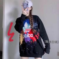 ราคา Adidasเสื้อยืดคอกลมแขนยาวลำลองสำหรับบุรุษและสตรีมีความนุ่มและสบาย เสื้อความยาว67cm หน้าอก110cm ใส่ได้น้ำหนัก45kg 70kg (10569143860)