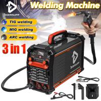 ราคา 110V 220V Welding Machine Semi automatic Inverter MIG TIG ARC MMA 3 In 1 Welder Self shielded Flux Cored Welding Equipment (15152472322)