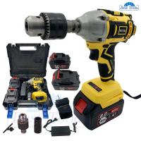 ราคา MOLITA บล็อกแบต บล็อกไฟฟ้า 199V บล็อกแบตเตอรี่ 2in1 แบต Li ion 2 ก้อน สว่านไร้สาย รุ่นใหม่สีเหลือง (8151376681)