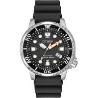 ราคา Citizen Eco Drive Promaster Diver Mens Watch Stainless Steel with Polyurethane Strap Black Strap Black Dial (18996029444)