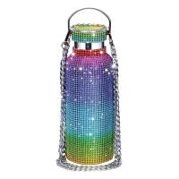 ราคา 350 500 750Ml Reusable Diamond Thermos Bottles Portable Glitter Rhinestone Water Bottle Stainless Steel Thermal Flask As Gift (20210234082)